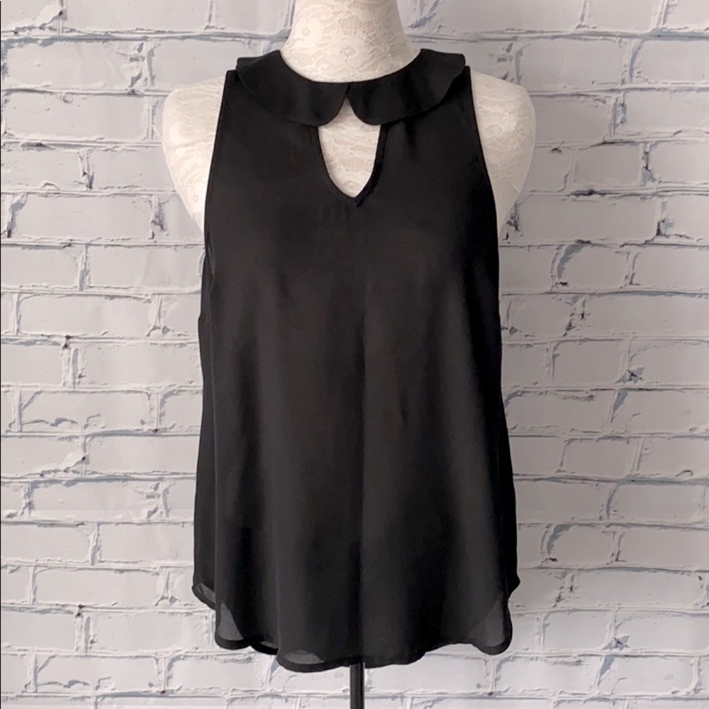 LC Lauren Conrad Peter Pan collar blouse